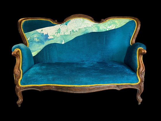 Image 1 of Baroque two-seater sofa