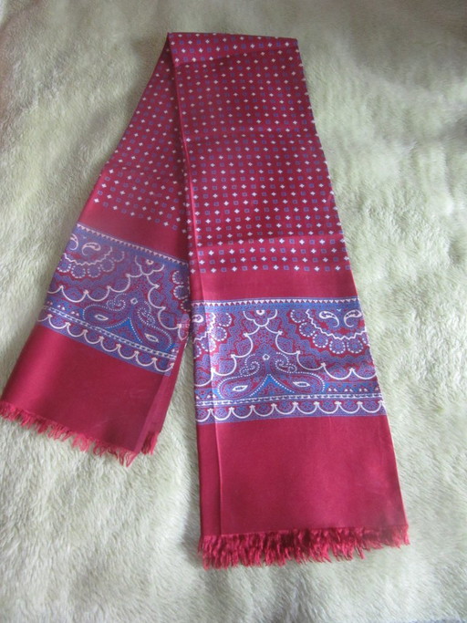 Vintage Langer Seidenschal Unisex Festliche Saison