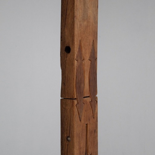 Ensemble de 3 sculptures en bois de Luciano Bertolotto