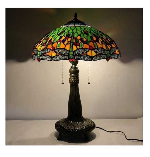 Bellissima lampada da tavolo in stile Tiffany 65x40