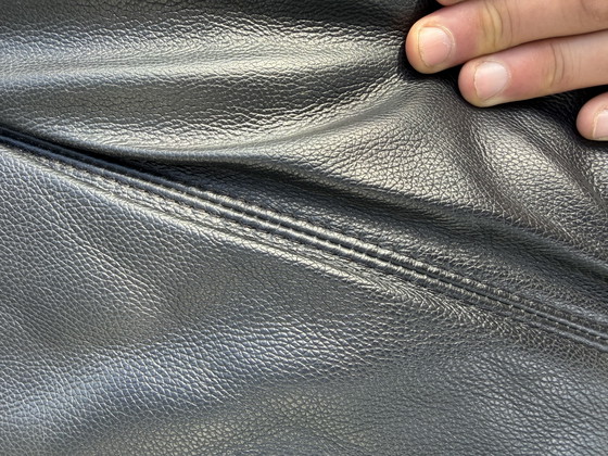 Image 1 of 100% authentic Togo Ligne Roset pouf in original black leather