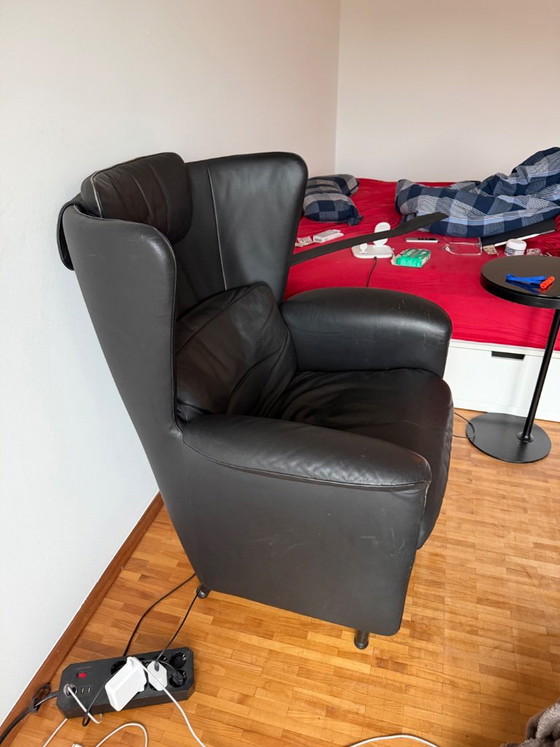 De Sede DS-23 Wingback Armchair Pair (Two Armchairs) – Leather (photo 8 of 9)