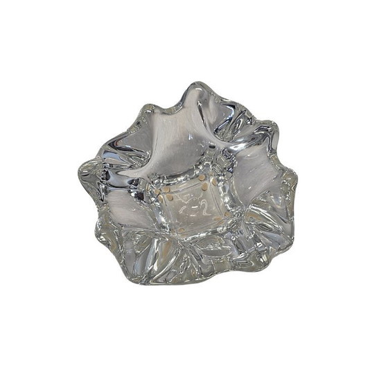 Image 1 of Vintage French crystal ashtray by Bayel, 1960s