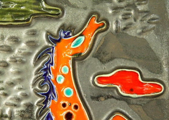 Ruscha Keramik Wall Panel – 'Pferd' (1960s/'70s) – Wall decoration, Ceramic (photo 7 of 11)