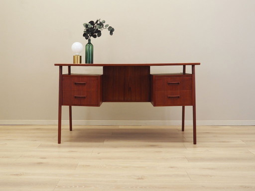 Teak desk, Danish design, 1960s, production: Denmark