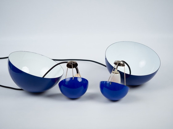 Set van 2 Deense vintage bloempotlampen van Verner Panton, Louis Poulsen, 1968 – Hanglampen, Other (photo 11 of 11)