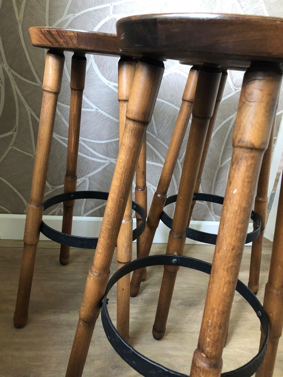 Image 1 of 5x Vintage bar stool