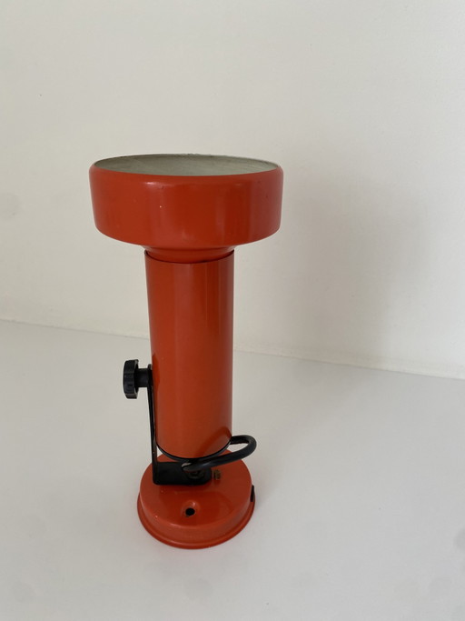 Vintage Space Age Plafondspot / Wandlamp Oranje - Jaren ‘70