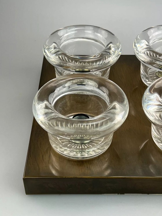 Image 1 of 60's 70's Plafonnier Applique Frères Cosack Luminaires Space Age Design