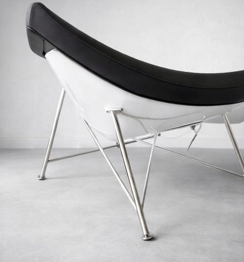 Fauteuil in de Vitra Coconut-stijl – Leather, Chrome (photo 12 of 15)