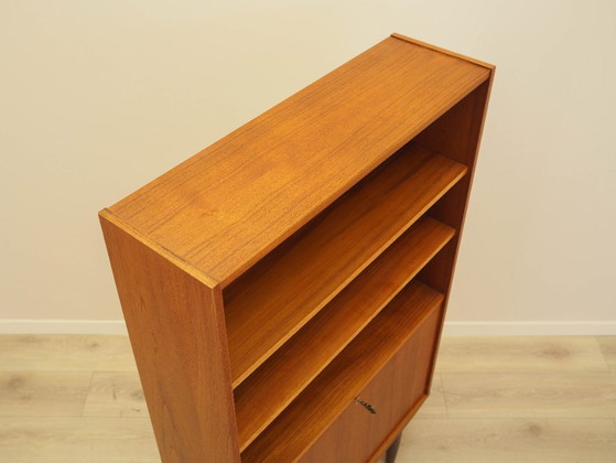 Image 1 of Teakhouten boekenkast, Deens design, jaren 70, gemaakt in Denemarken.