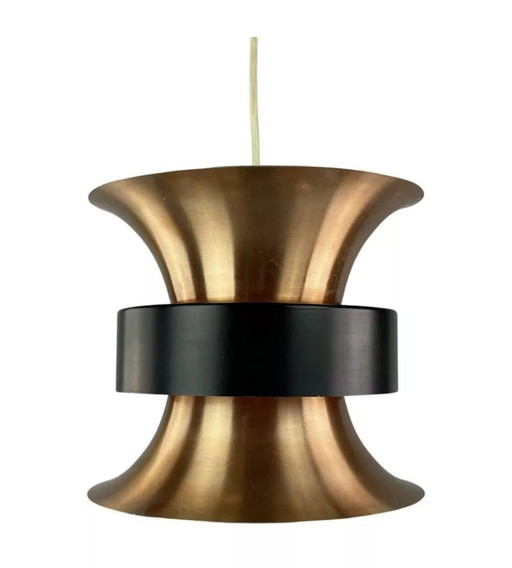 Lampe des années 70 Lampe à suspension Plafonnier métal Space Age Design VEB 60s