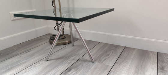 Image 1 of Mesa auxiliar de cristal Beek Maupertuus 50x50x35 cm