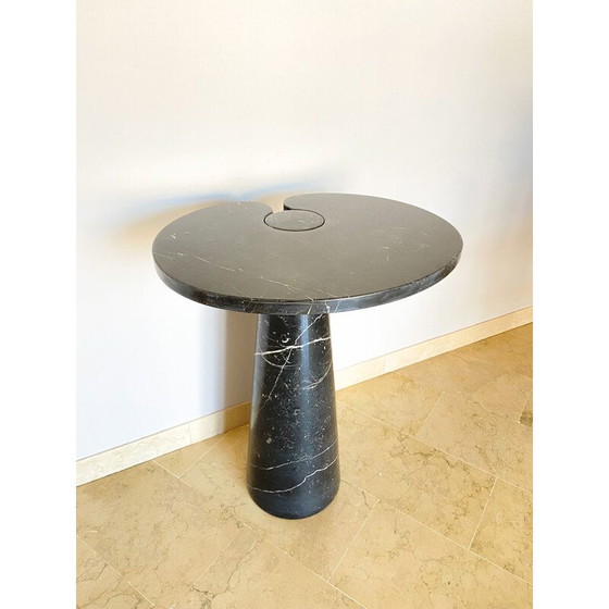Image 1 of Vintage black marble coffee table, Italy 1970s