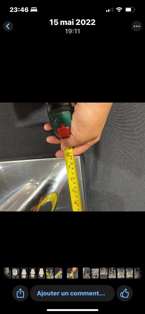 Image 1 of Plafoniera Vintage Motoko Ishii Design Futuriste Années 70-Staff.