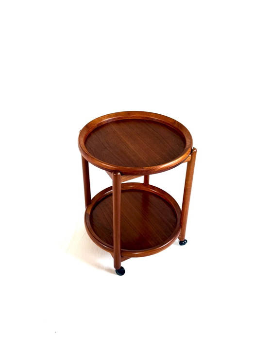 Carrello bar vintage in teak, Hans Bølling, Salin Nyborg ‘60 – Carrelli bar, Legno, Metallo (photo 10 of 10)