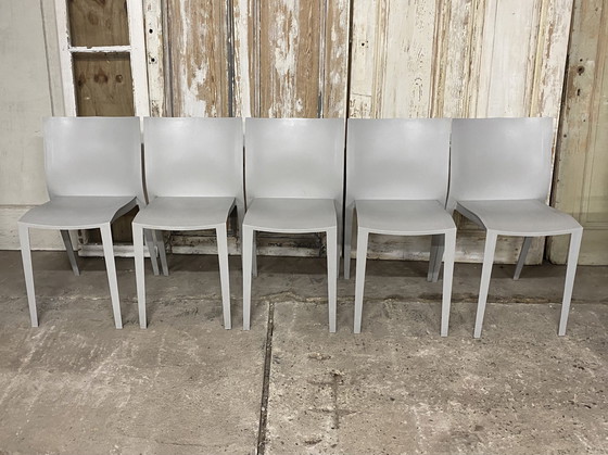 Image 1 of Silla 5x Slick Slick, gris, diseñada por Philippe Starck para xO,