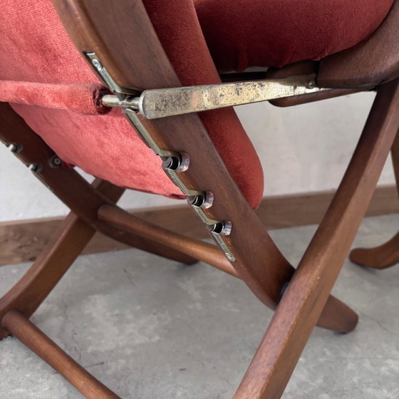 Image 1 of Verstelbare vintage fauteuil