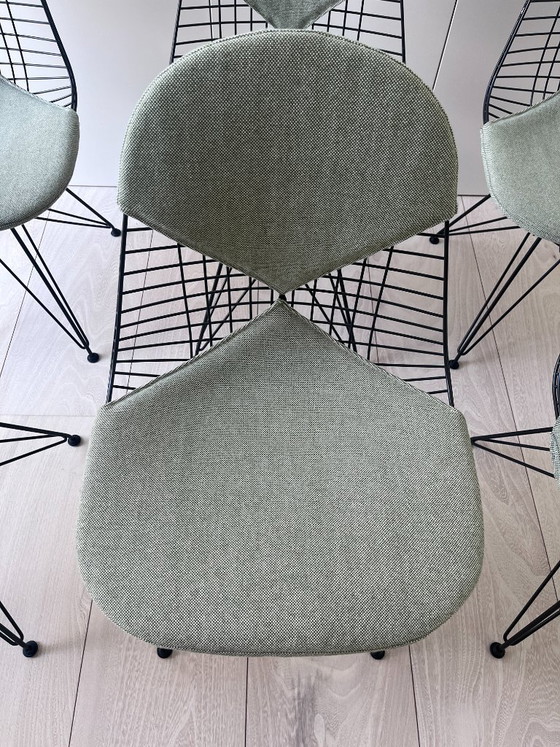 Sedia Vitra Eames Wire DKR-2 (set di 8 sedie) – Sedie da pranzo, Textile (photo 6 of 12)