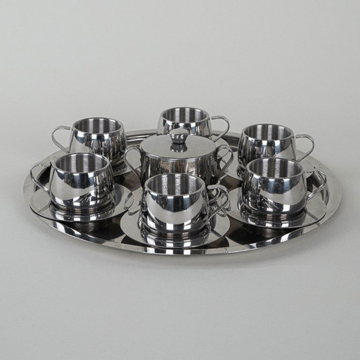 Servizio da caffè, design italiano, anni '80, prodotto in Italia