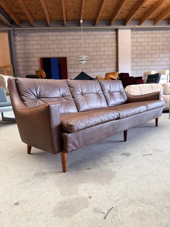 Divano vintage Vejen di Georg Thams – Divani, Leather, Wood (photo 2 of 14)