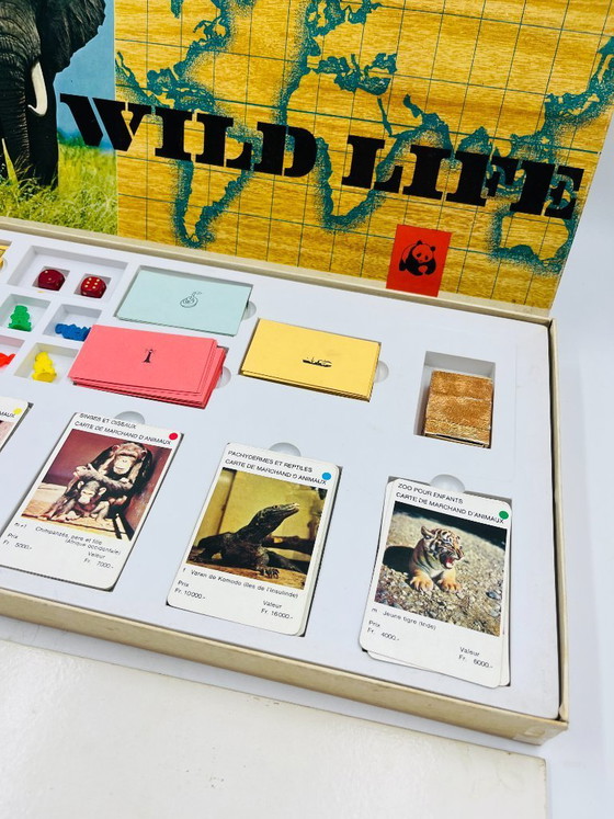Image 1 of Wild Life vintage game Carlit Zurich WWF collector's edition 1960s