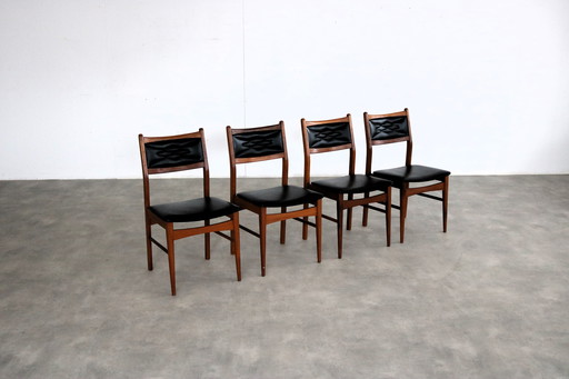 4X Vintage Swedish Dining Chairs