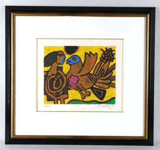Guillaume Corneille (1922-2010) – La Femme et L'oiseau