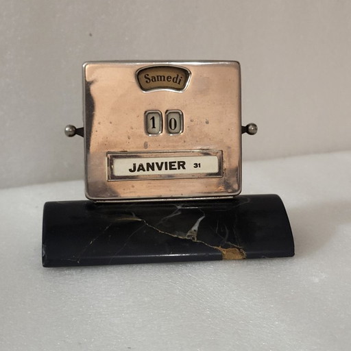 Art Deco eeuwigdurende kalender, Jacob Maul, Bauhaus, 1920-1930