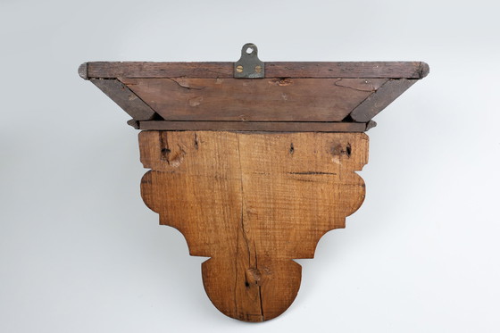 Image 1 of Consolle da parete in stile Art Déco del XIX secolo in rovere, Francia