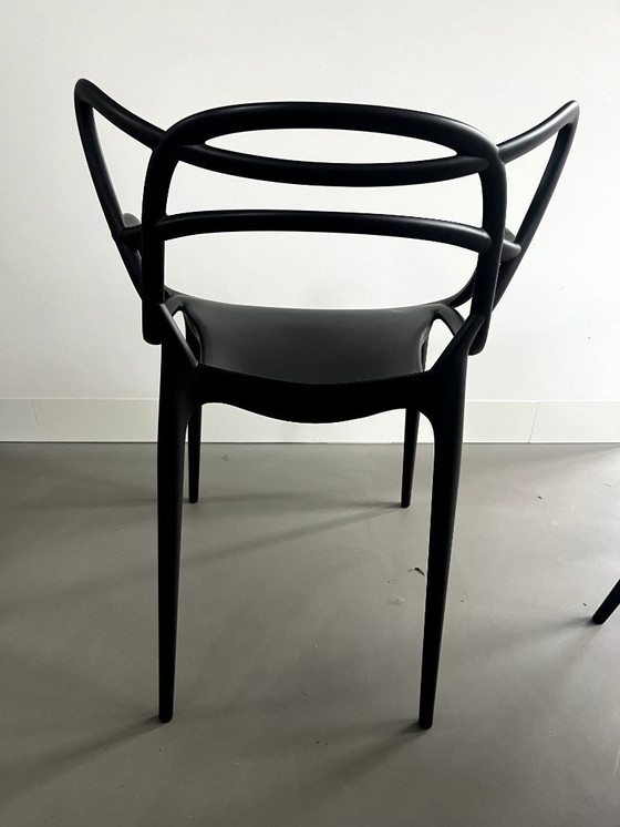 Image 1 of 4 chaises Kartell Masters - Noires