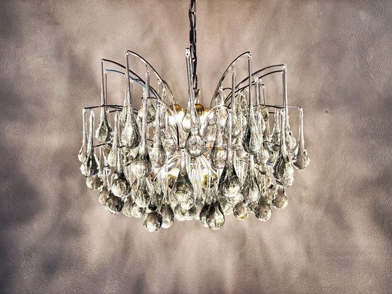 Image 1 of Grande lampadario vintage a goccia di Christoph Palme
