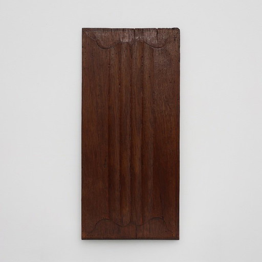 16th Century oak carved Gothic Panel, Belgium