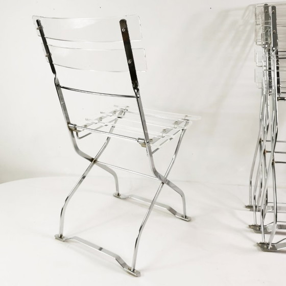 Image 1 of Set di sedie pieghevoli di design, Maison & Jardin Paris, anni '70