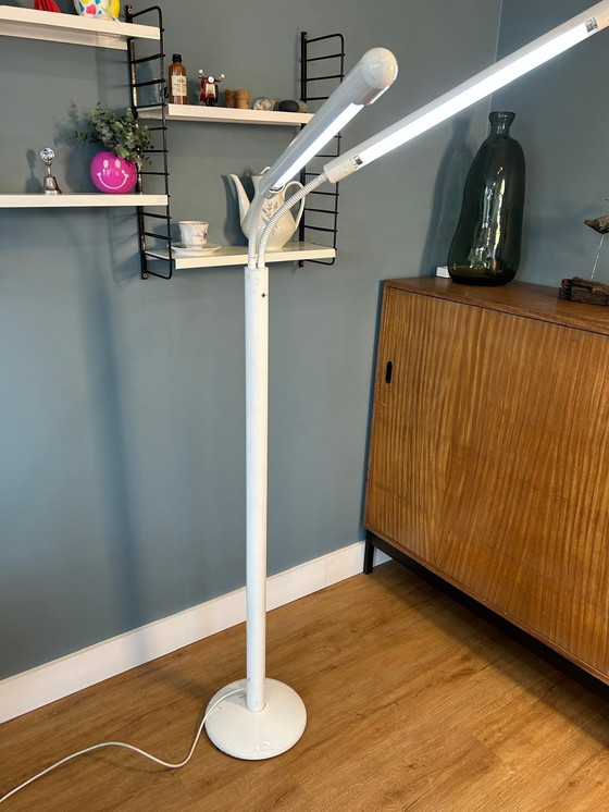 Image 1 of Vintage Vloerlamp Wit