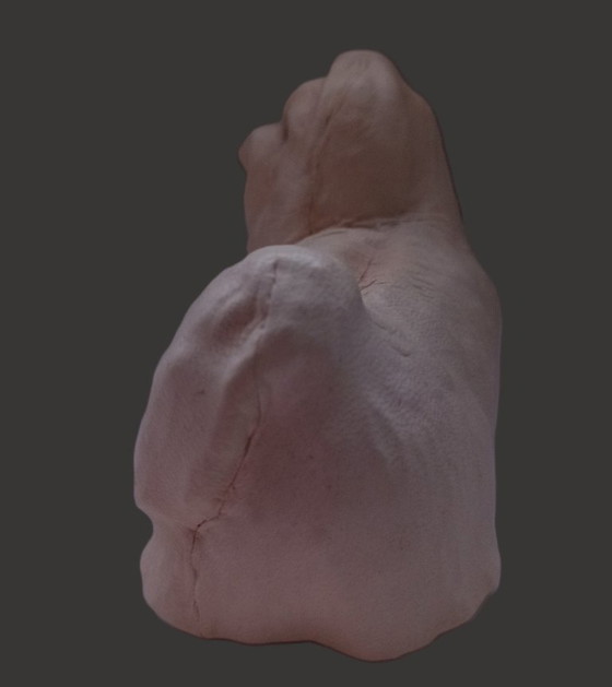 Image 1 of Shih Tzu in pelle artigianale di metà secolo – "Chateau Leather" (Canada)