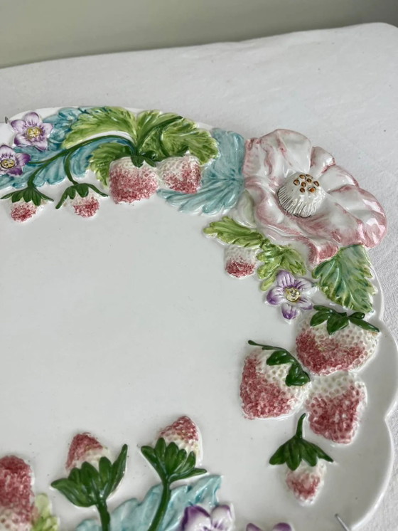 Servierplatte aus Steingut – Geschirr, Porcelain, Ceramic, Art Nouveau (photo 4 of 9)