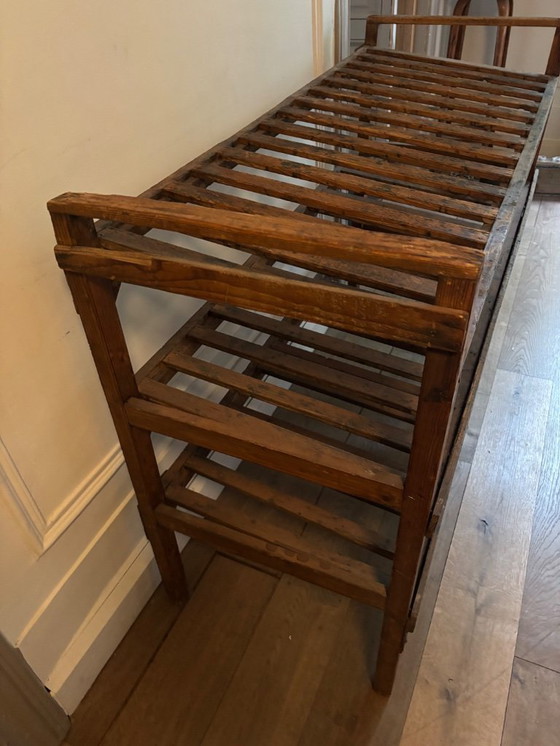 Image 1 of Vintage Italiaans rek van schoznmaker