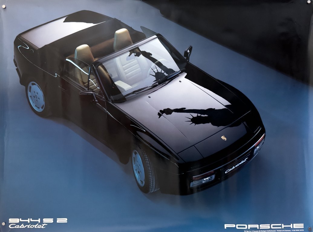 🚗 Original vintage 1988 Porsche 944 S2 Cabriolet “Statue of