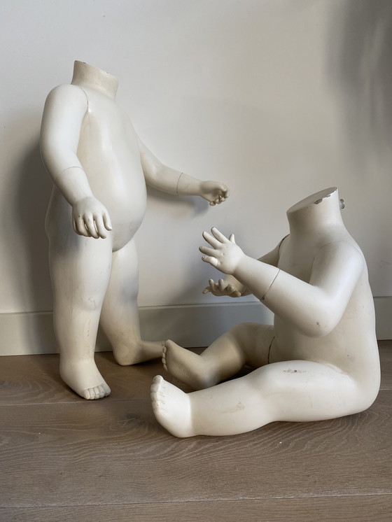 Image 1 of Manichini per bambini - set - decorazione - vintage