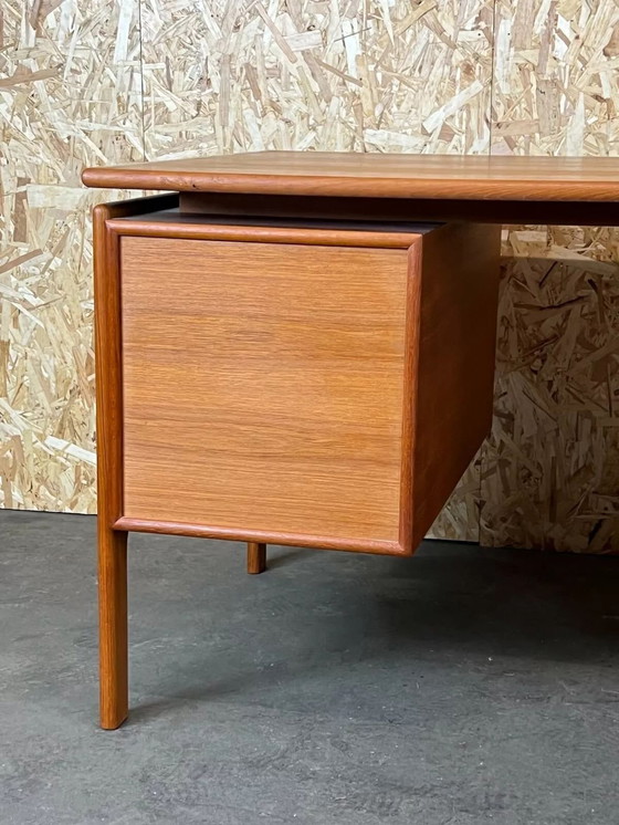Image 1 of 60s 70s Teak Writing Desk by GV Gaasvig for GV Møbler 60s