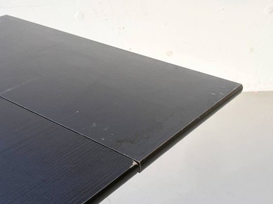 Image 1 of Extendable dining/kitchen table with chrome frame, 1980s