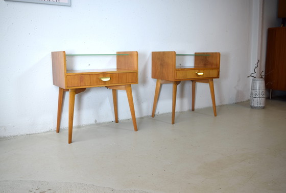 Image 1 of Set van 2 vintage nachtkastjes, WK Furniture, nachtkastjes