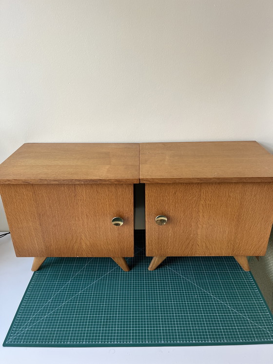 Image 1 of Vintage Nachtkastjes Mid Century