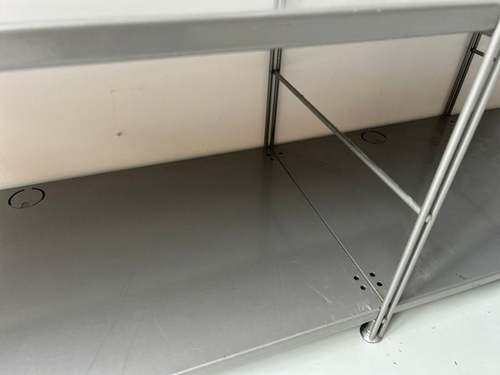 Vintage Ikea Niels Gammelgaard stellingkast "Peter" (groot!) – Vitrinekasten, Metal, Glass (photo 7 of 10)