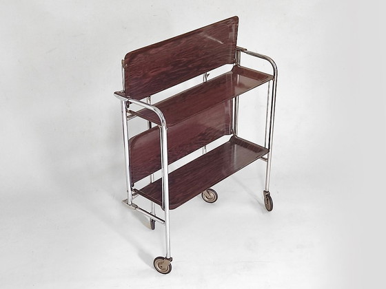 Image 1 of serving trolley tea cart trolley