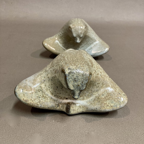 Image 1 of Pair of "Scandinavian Design 1950" ceramics