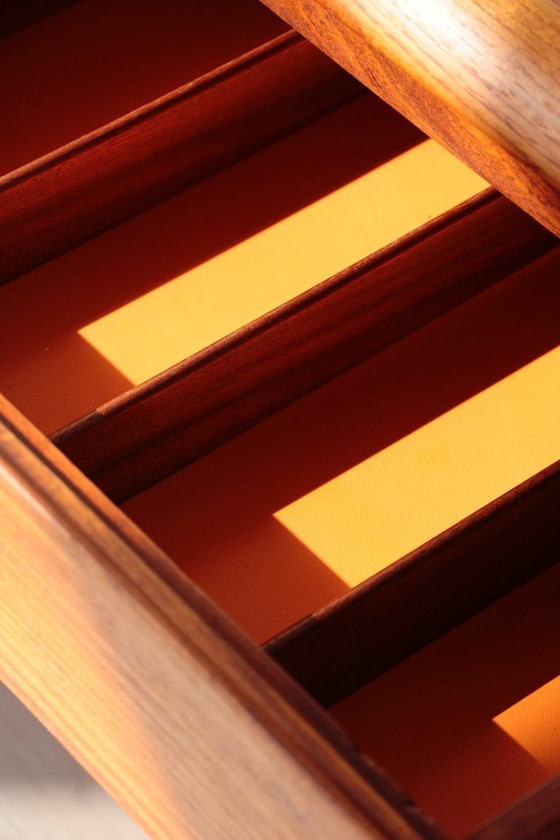 Image 1 of White Newton Teak Sideboard: Large “Petersfield” Sideboard