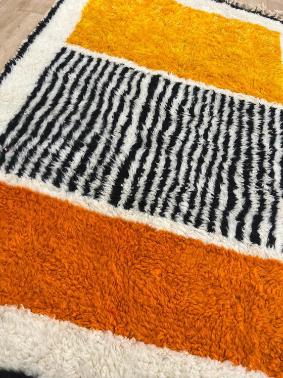 Alfombra naranja de 300 cm x 210 cm. – Wool (photo 5 of 11)
