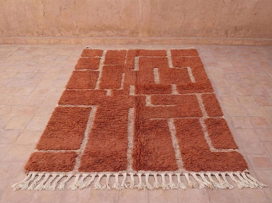 Image 1 of Handmade natural wool rug, traditional craftsmanship, 150/250 cm